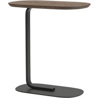Muuto Relate Side Tafel - gerookte eik/zwart - 60,5 cm