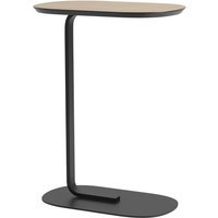 Muuto Relate Side Tafel - eiken/zwart - 73,5 cm