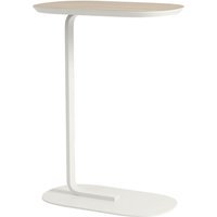 Muuto Relate Side Tafel - eiken/wit - 73,5 cm