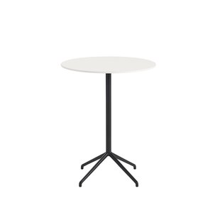 Muuto Still Cafe Tafel rond - zwart/wit - M