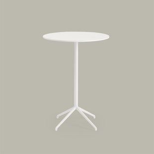 Muuto Still Cafe Tafel rond - wit/wit - L