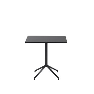 Muuto Still Cafe Tafel rechthoekig - zwart/zwart - S
