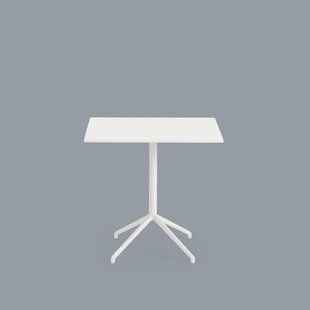 Muuto Still Cafe Tafel rechthoekig - zwart/wit - S
