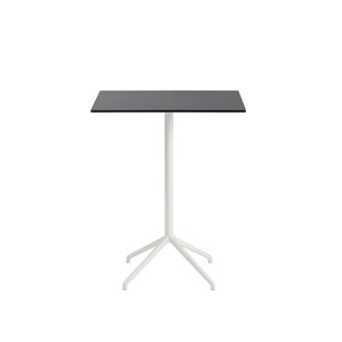 Muuto Still Cafe Tafel rechthoekig - wit/zwart - M