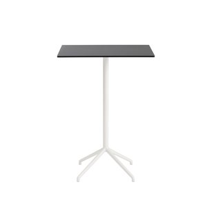 Muuto Still Cafe Tafel rechthoekig - wit/zwart - L