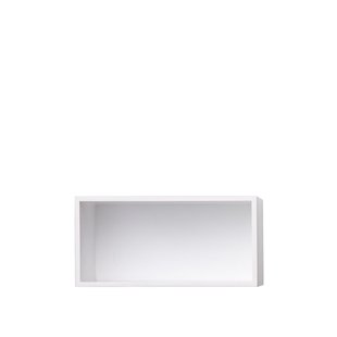 Muuto Mini Stacked 2.0 met achterwand - klein - wit