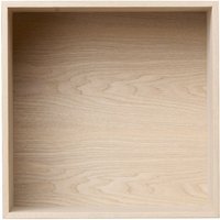 Muuto Mini Stacked 2.0 met achterwand - medium - eiken