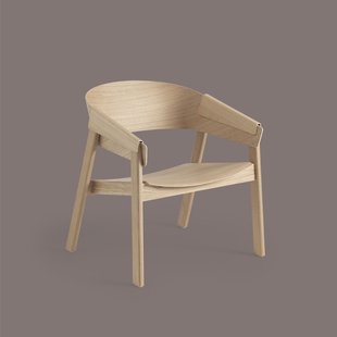 Muuto Cover Lounge Stoel - eiken