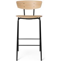 Ferm Living Herman Barstoel - Zithoogte 64 cm - eiken - wit geolied