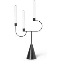 Ferm Living Avant Candelabra Kaarsenhouder - zwart