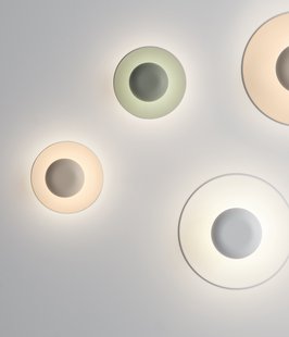 Vibia Funnel Plafond-/Wandlamp - soft pink - Ø 22 cm