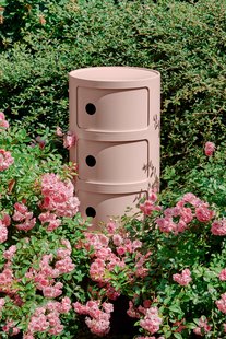 Kartell Componibili Bio Container - 3 Elementen - roze