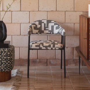 Dutchbone Eetkamerstoel 'Miyo' Geweven