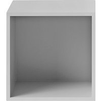 Muuto Stacked 2.0 met rugpaneel - medium - lichtgrijs