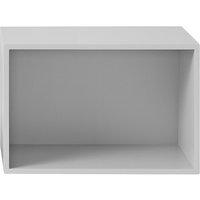 Muuto Stacked 2.0 met achterwand - groot - lichtgrijs