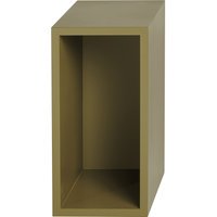 Muuto Stacked 2.0 met achterwand - small - brown green