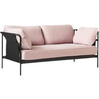 HAY Can 2.0 2-zitsbank - zwart - Kvadrat Linara 415