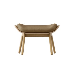 UMAGE The Reader Ottoman - eiken - sugar brown