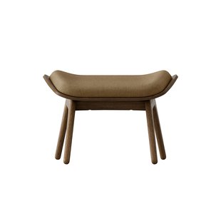 UMAGE The Reader Ottoman - eiken donker - sugar brown