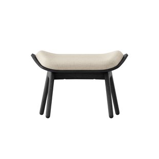 UMAGE The Reader Ottoman - eiken zwart - white sands