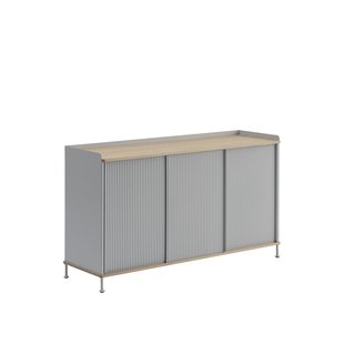 Muuto Enfold Sideboard - eiken/lichtgrijs - 148 x 45 cm