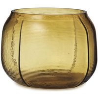 Normann Copenhagen Step Vaas - bruin - 16 cm