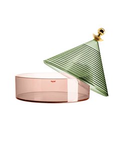 Kartell Trullo Opbergschaal - Verde Salvia/roze