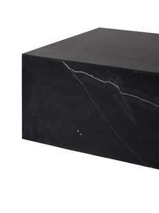 Audo Plinth Tafel - zwart marmer - low