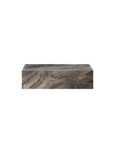Audo Plinth Tafel - Grey Galaxy Marmor - low
