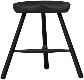 Form&Refine Shoemaker Chair 49 - zwart gebeitst beukenhout