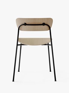 &Tradition Pavillon AV1 Stoel - eiken gelakt - black