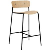 &Tradition Pavillon Barkruk AV7&AV9 - eiken gelakt - Zithoogte 65 cm