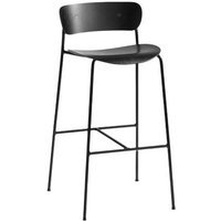 &Tradition Pavillon Barkruk AV7&AV9 - eiken zwart gelakt - Zithoogte 75 cm