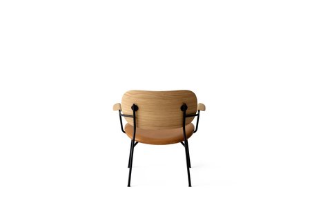 Audo Co Lounge Chair - eiken natuur - Leer Dakar bruin