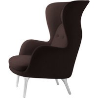 Fritz Hansen RO Loungestoel - Christianshavn 1135 - geborsteld aluminium