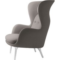 Fritz Hansen RO Loungestoel - Christianshavn 1120 - geborsteld aluminium