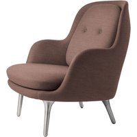 Fritz Hansen Fri Loungefauteuil - Christianshavn 1131 - geborsteld aluminium