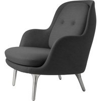 Fritz Hansen Fri Loungefauteuil - Christianshavn 1172 - geborsteld aluminium