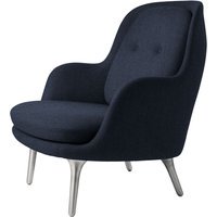 Fritz Hansen Fri Loungefauteuil - Christianshavn 1155 - geborsteld aluminium