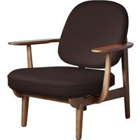 Fritz Hansen Fred Loungefauteuil - JH97 - Christianshavn 1135 - eiken walnoot gebeitst