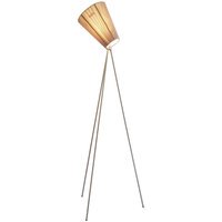 Northern Oslo Wood Vloerlamp - beige/steel