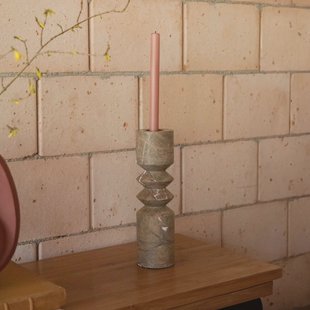 Dutchbone Kaarshouder 'Satpura' Marmer, 32cm