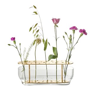 Fritz Hansen Ikebana Vaas lang - Messing