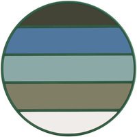 Magis Vitrail Spiegel rond - groen