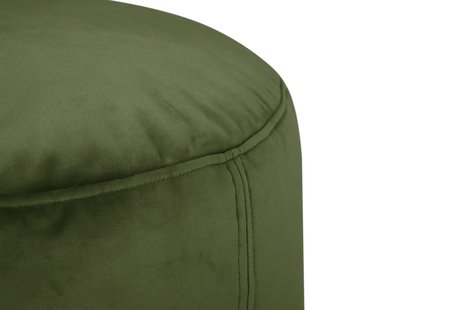 fatboy Point Velvet Kruk - recycled deep green