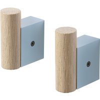 Muuto Attach Kapstokken (Set van 2) - Pale Blue
