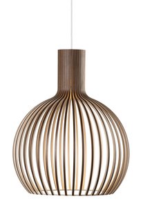 Secto Octo Small 4241 - Hanglamp - walnotenhout