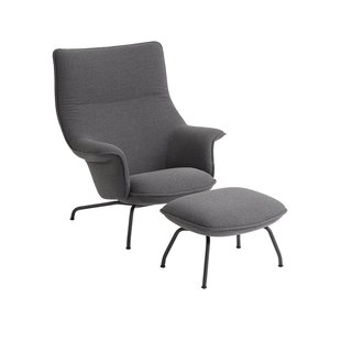 Muuto Doze Lounge Chair - grijs - Ocean 80