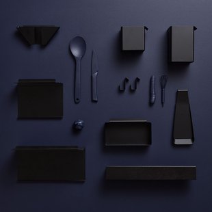 Gejst Flex Rail Wandplank - zwart - 40 cm