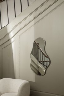 Ferm Living Pond Spiegel - groot - chroom